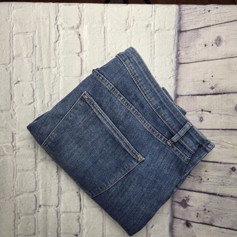 Sonoma Goods For Life Curvy Skinny Jeans Womens 22W Blue Wash High Rise Stretch